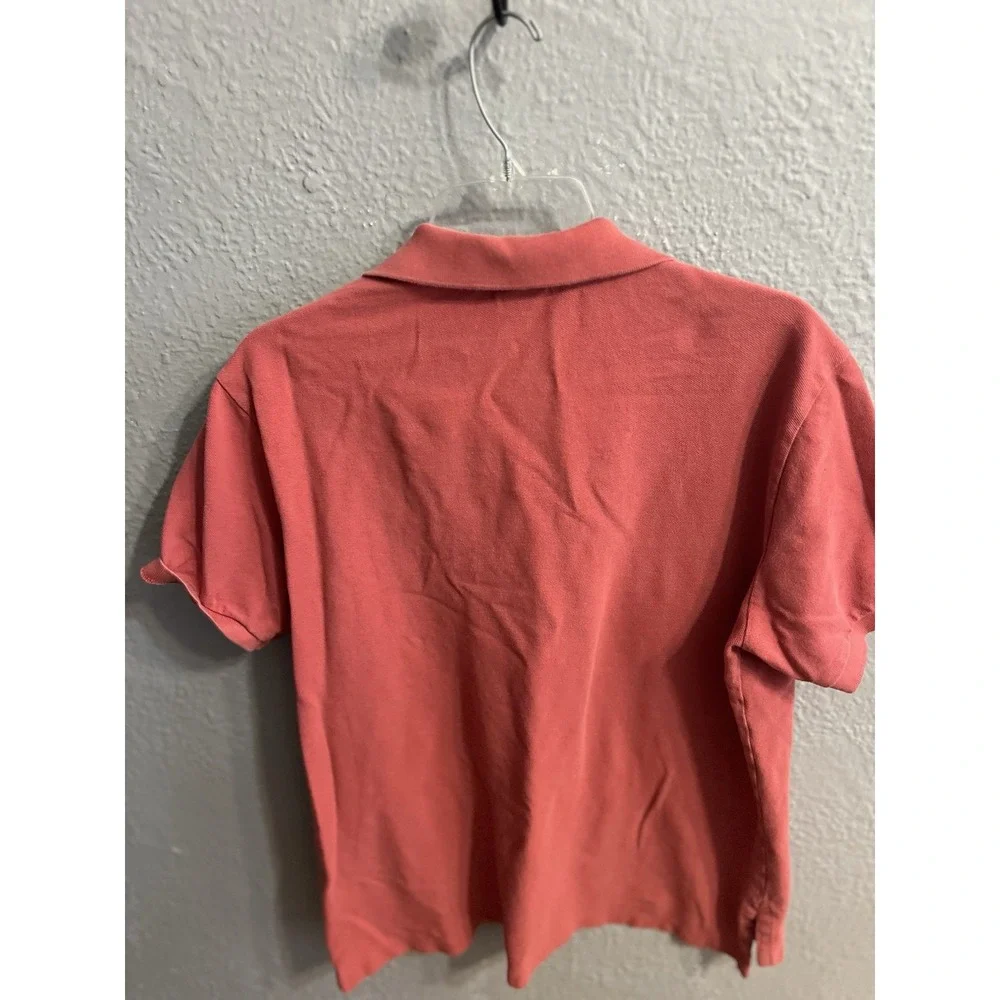 Polo Ralph Lauren Mens  Custom‎ Fit Polo Shirt Salmon Size XL Vintage